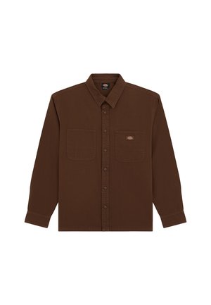 Dickies, 247 GARMENT DYED WORK SHIRT - Hemd - timber brown
