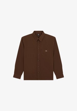 Dickies, 247 GARMENT DYED WORK SHIRT - Hemd - timber brown