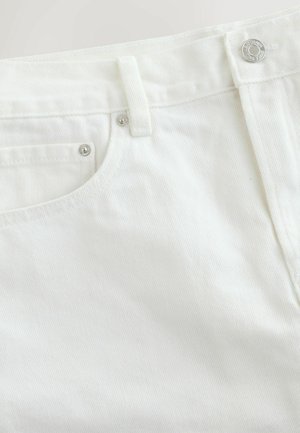 Next, TALL FIT - DENIM MINI SKORT . - A-lijn rok - white