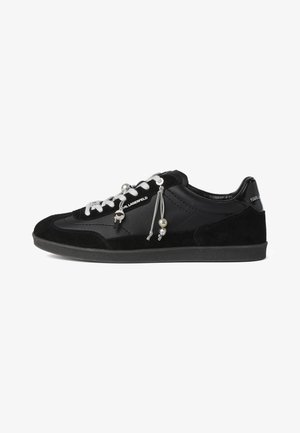 KARL LAGERFELD, KANDIDATE CHARMS LO LACE - Baskets basses - black lthr & suede