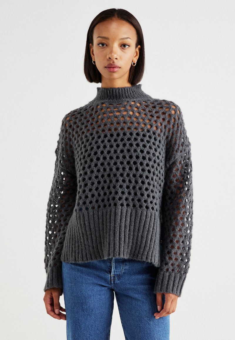 ONLY ONLBILLIE LIFE HIGNECK - Strickpullover - magnet