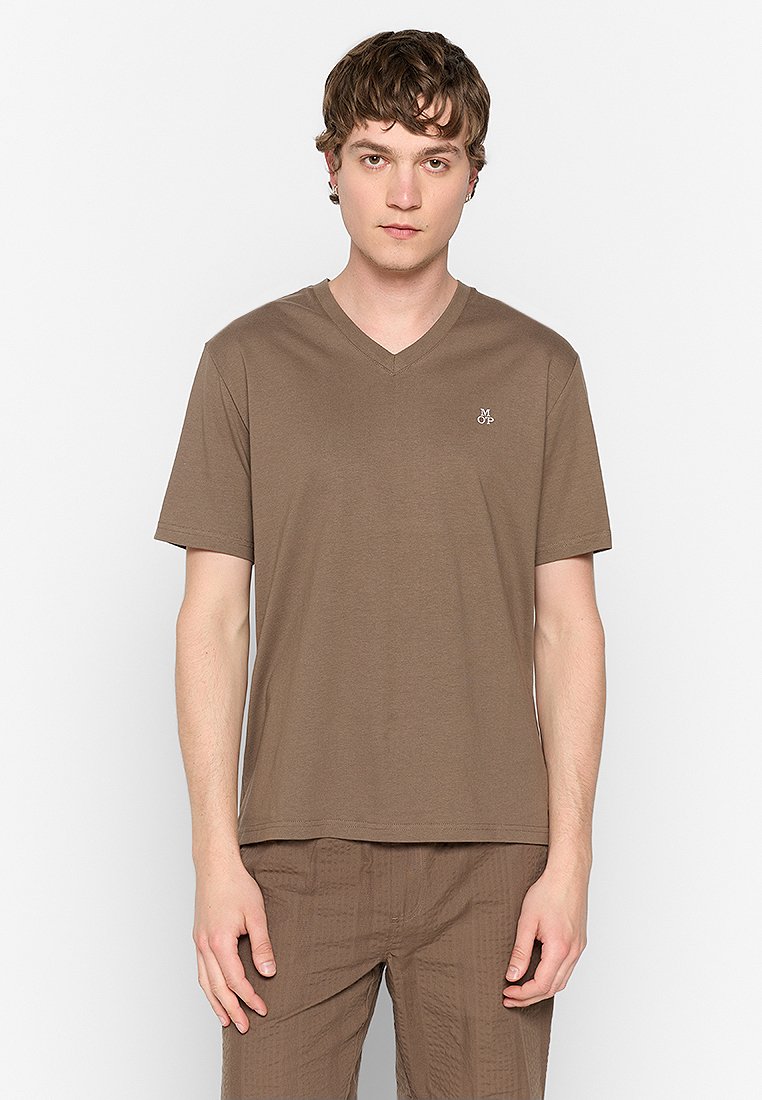 Marc O’Polo T-shirt basic lichtbruin