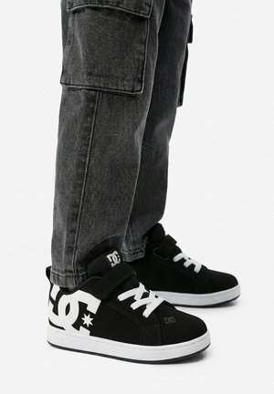 DC Shoes, DC SHOES SNEAKERS BOY BLACK 5906751603918 - Lær-at-gå-sko - black