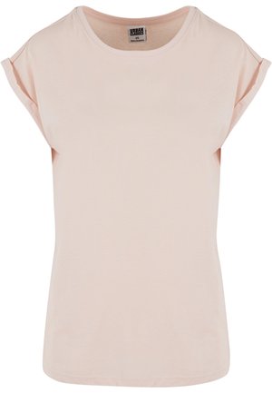 Urban Classics, EXTENDED SHOULDER - Lihtne T-särk - pink