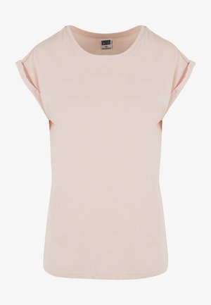 Urban Classics, EXTENDED SHOULDER - Lihtne T-särk - pink