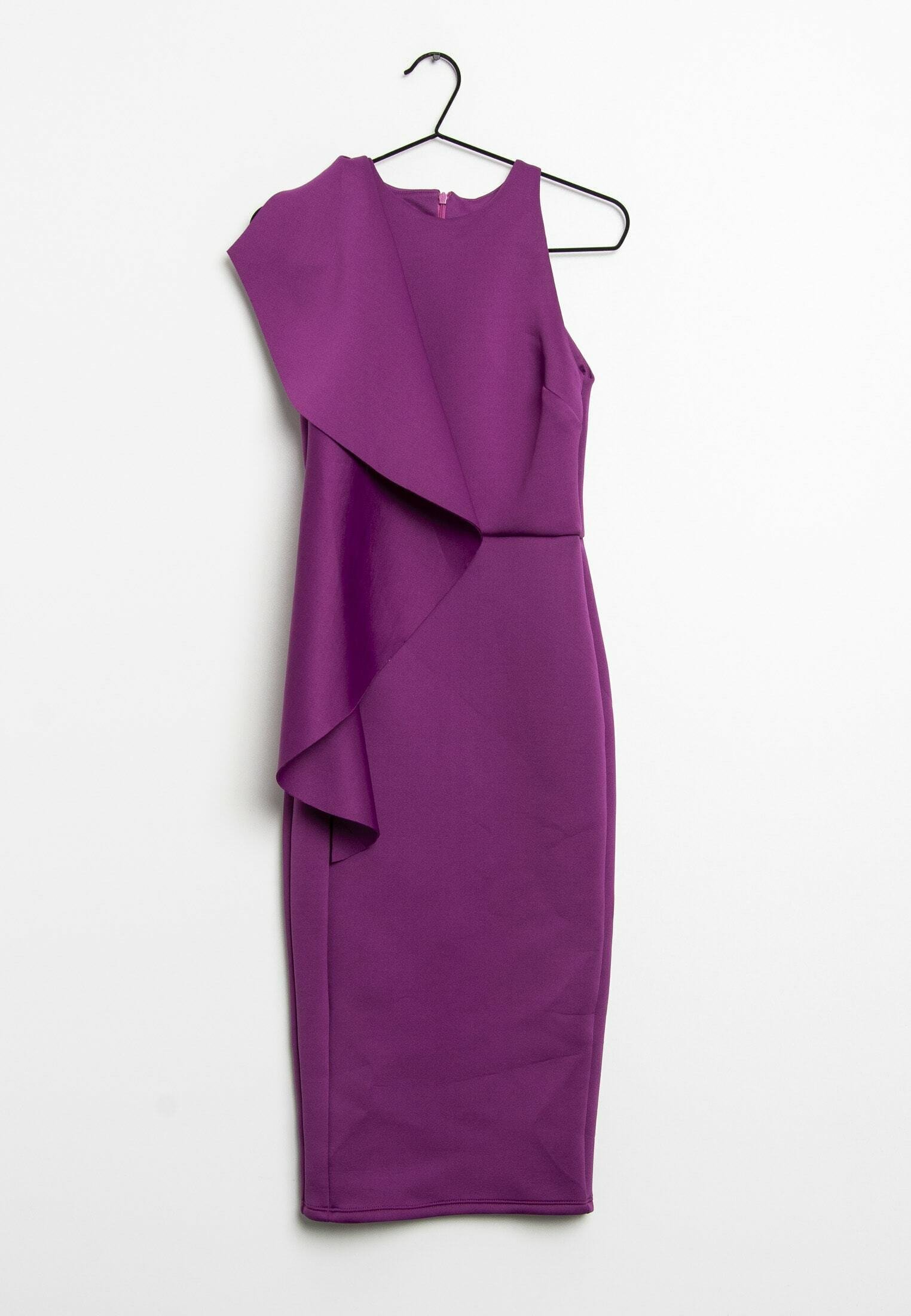 violet cocktail dress
