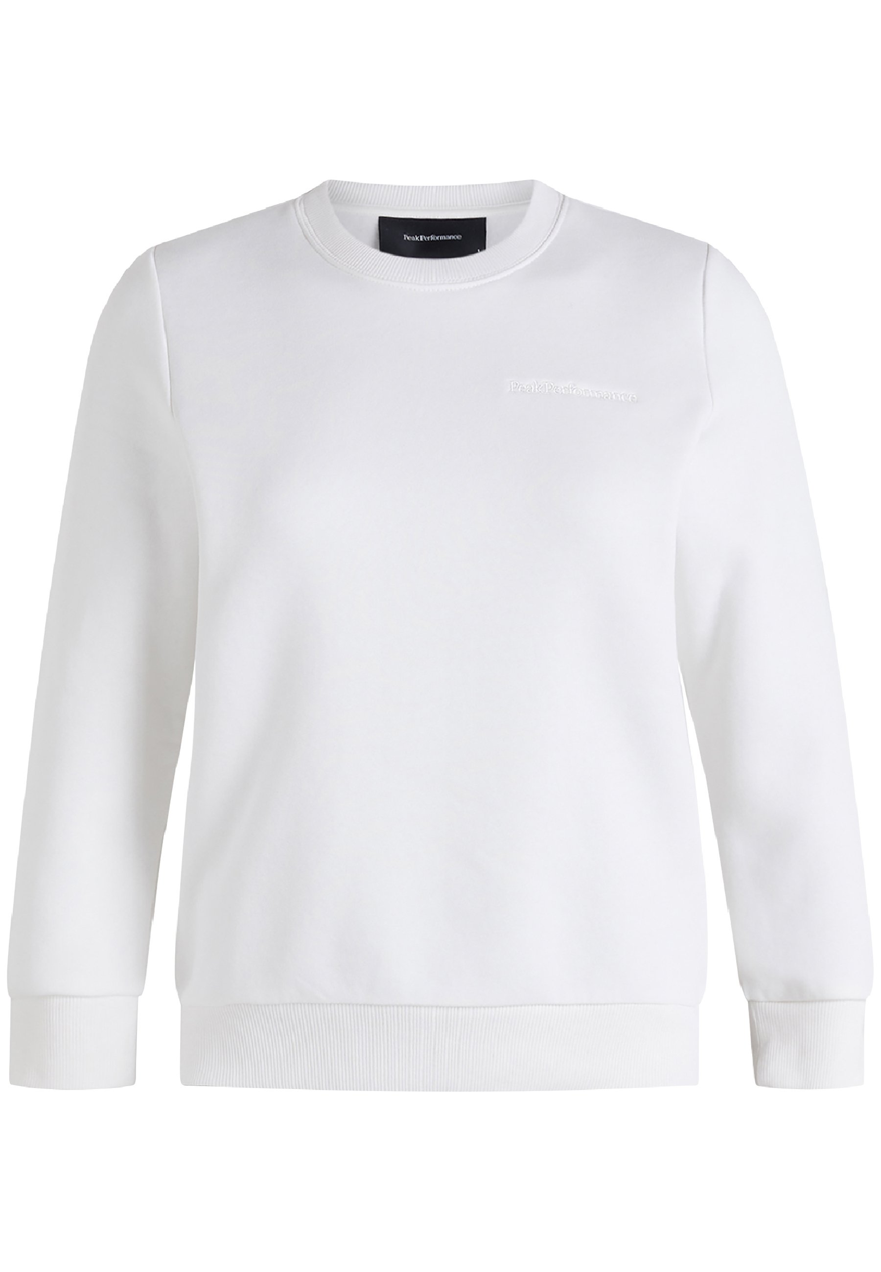 Peak Performance SMALL LOGO CREW - Sweatshirt - off white/offwhite -  Zalando.de