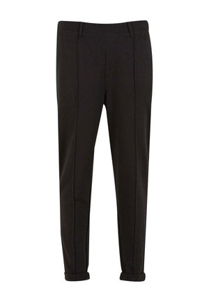 Urban Classics CROPPED INTERLOCK  - Dresside alumine osa - black