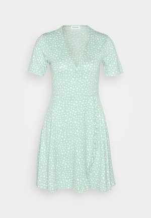 Even&Odd, Vestito di maglina - green/white