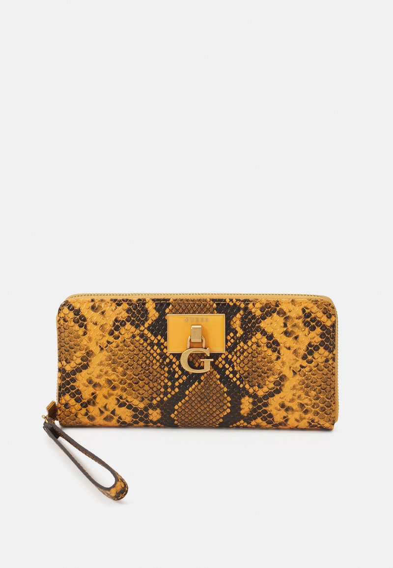 Guess STEPHI LARGE ZIP AROUND Wallet marigold/goldcoloured
