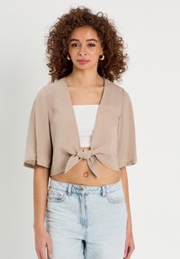 Cache Cache - KNOT CROPPED - Blouse - beige Thumbnail Image 1