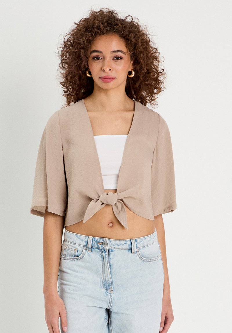 Cache Cache - KNOT CROPPED - Blouse - beige, Enlarge