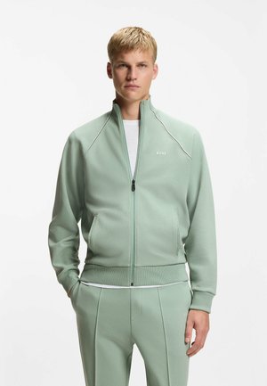 JOIN SKAZ - Felpa con zip - open green seventeen