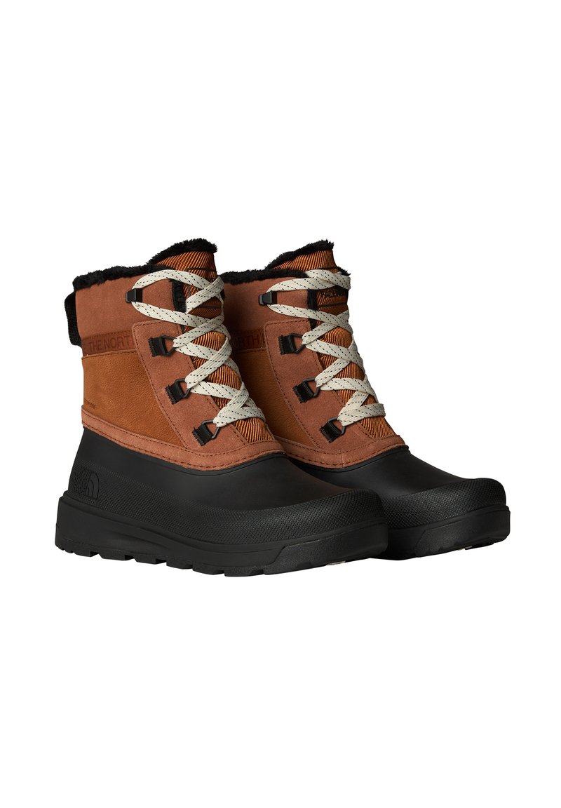 THE NORTH FACE - Zimní obuv - burnt umber tnf/black
