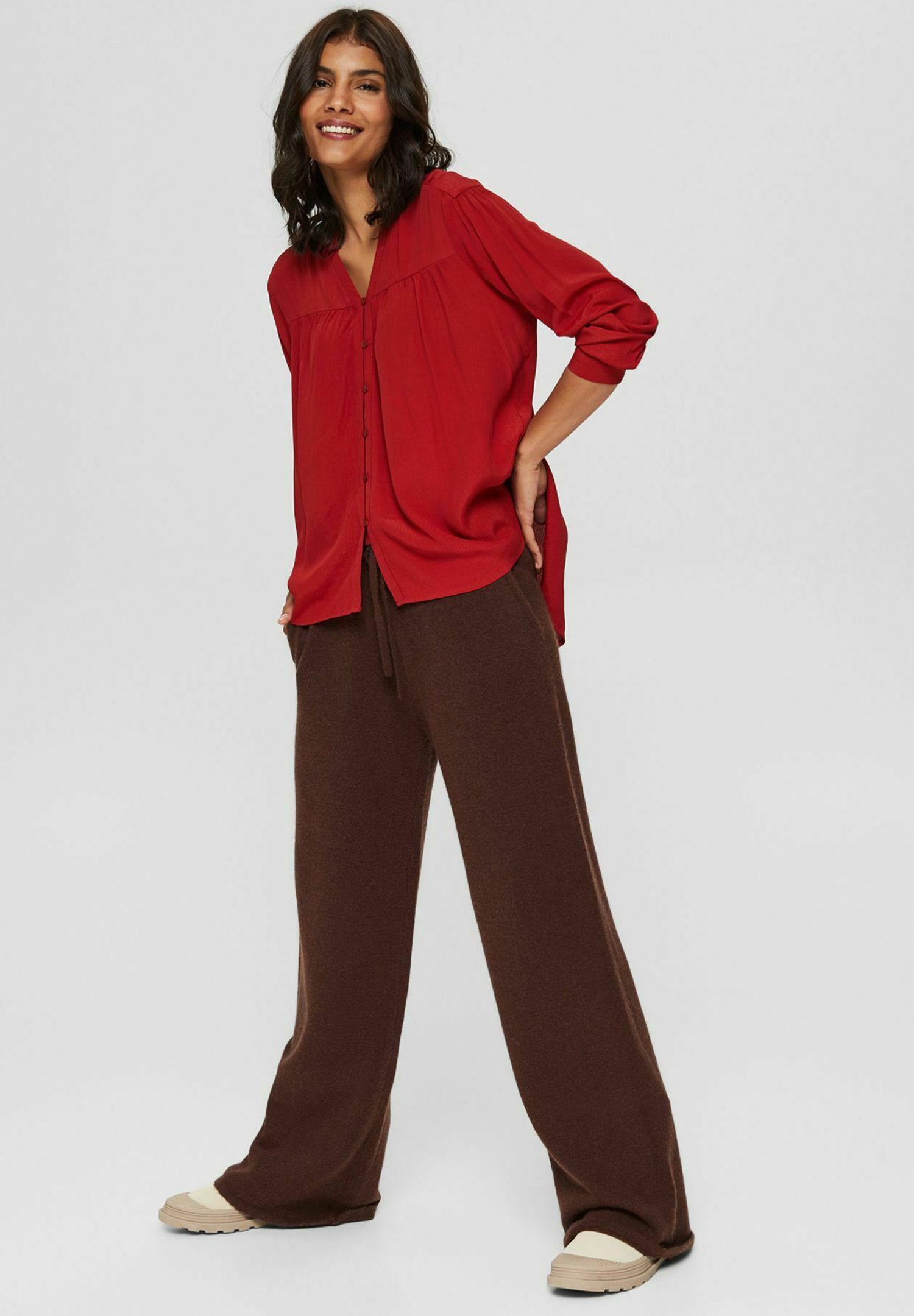 Esprit Blouse - dark red - Zalando.co.uk
