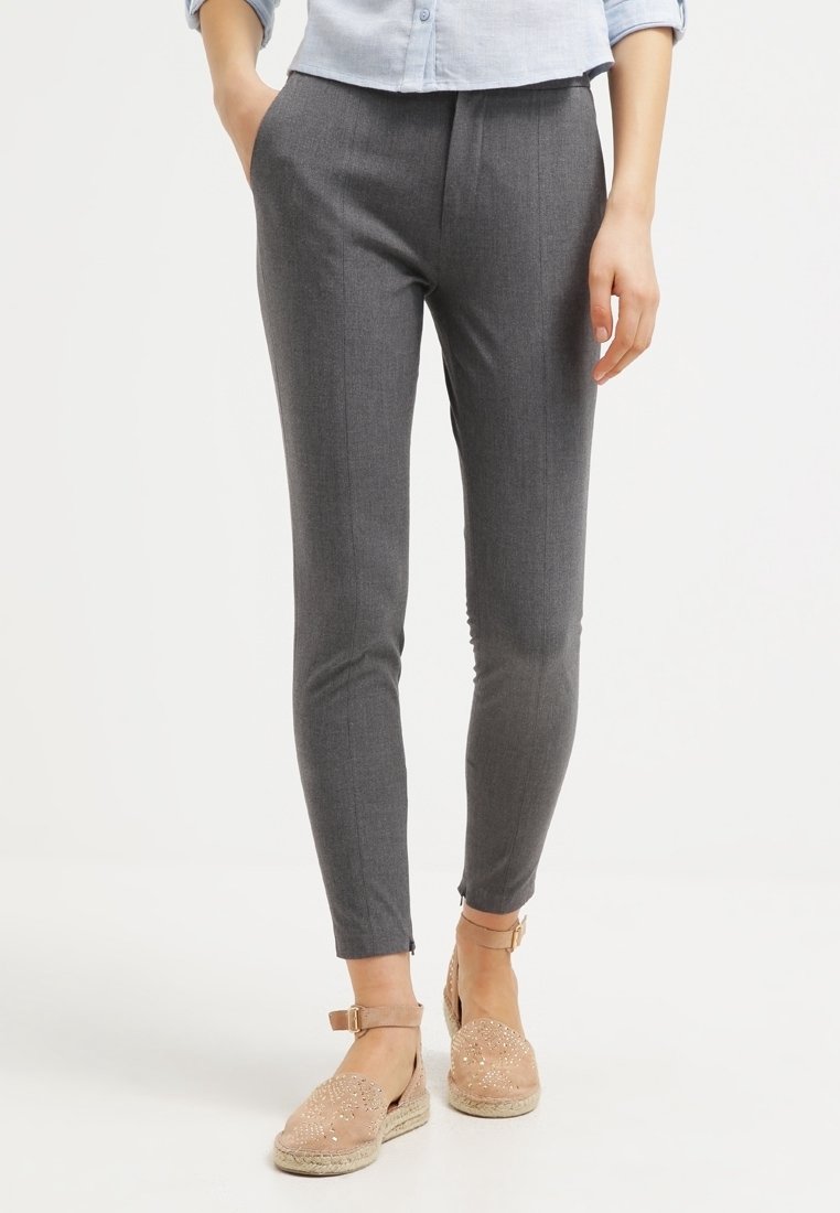 Selected Femme Tygbyxor - grey