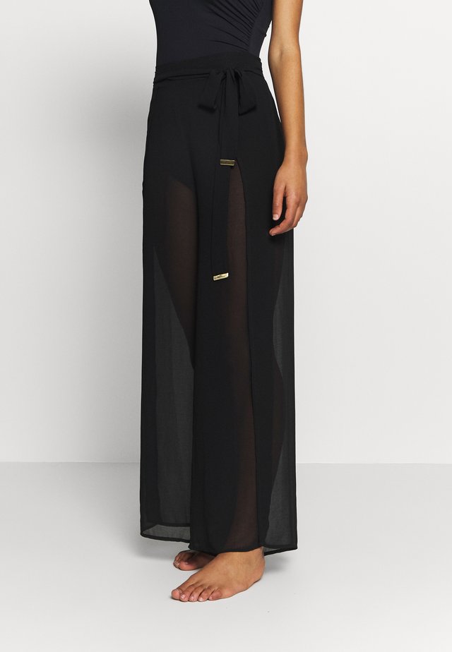 SOLIDS COVER UP PANT - Strandaccessoire - black