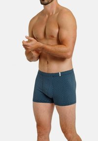 HAASIS Bodywear 1919 OHNE EINGRIFF 2ER PACK - Boxer Briefs - schwarz print