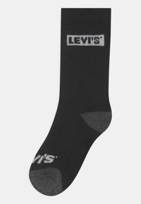 Levi's® BOX TAB HIGH CUT UNISEX 6 PACK  - Calze - dark grey heather