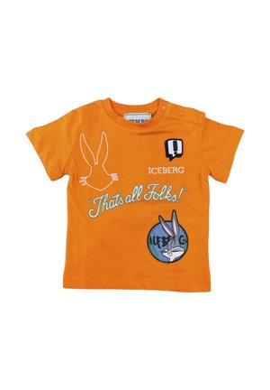 BAMBINO  - T-shirt con stampa - arancione