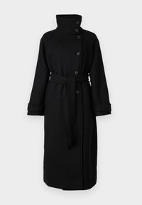 BELTED COAT - Klassinen takki - black