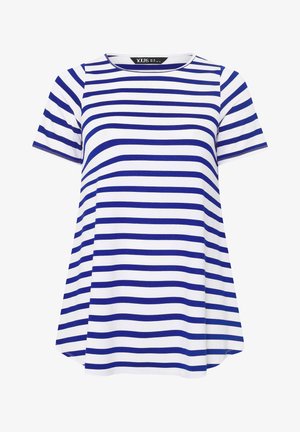 Yours Clothing, PLUS SIZE CASUAL TOPS - T-shirt print - dark blue