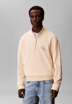 Calvin Klein Jeans, CALVIN KLEIN JEANS SWEATSHIRT - Sweatshirt - vanille