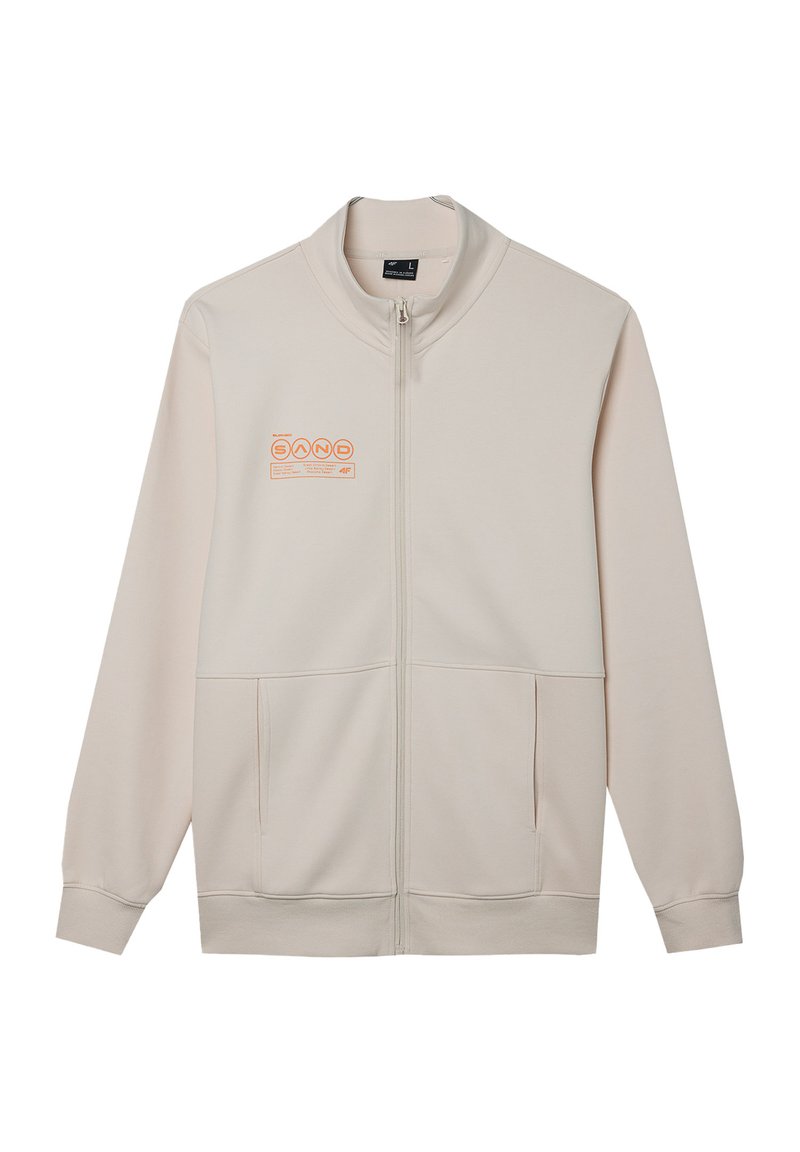 4F Sweater met rits beige 4F Sweater met rits beige