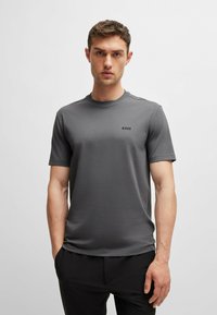 BOSS TEE - Jednoduché tričko - khaki one
