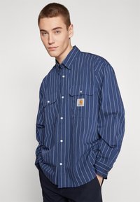 Carhartt WIP ORLEAN SHIRT - Srajca - blue/white