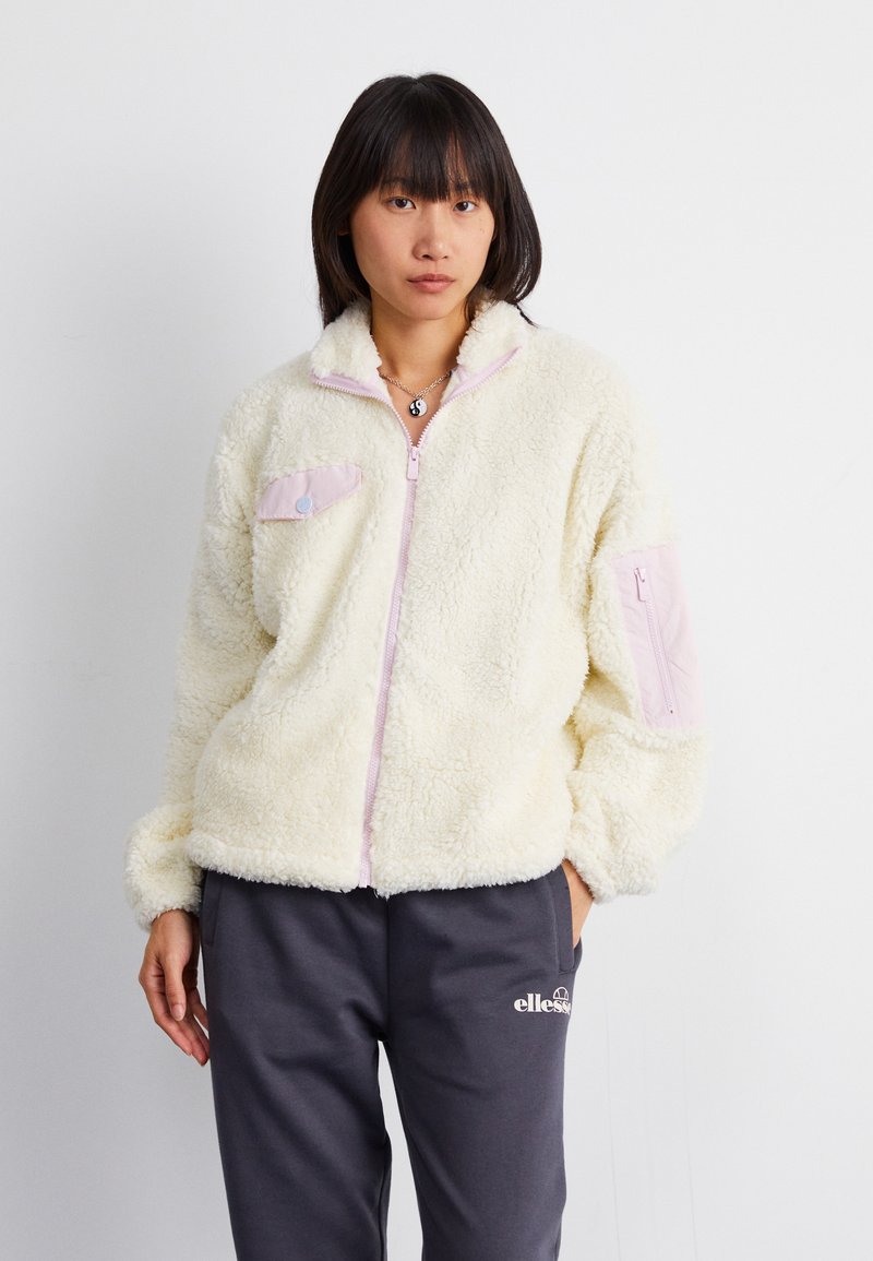 Roxy KIM POP SNOW - Fleece jacket - vanilla ice