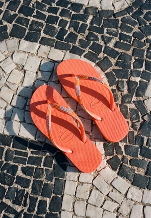 Havaianas SLIM GLOW - Riemensandalette - sunset orange