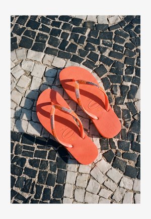 Havaianas, SLIM GLOW - Sandalias - sunset orange
