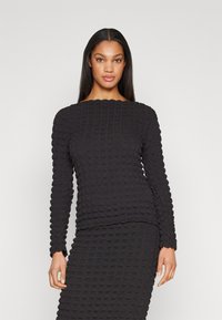 Vero Moda VMFREDA TOP  - Topper langermet - black