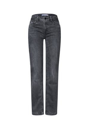 Street One, MID WAIST STRAIGHT-LEG JEANS IN A CASUAL FIT - Jean slim - steel grey washed