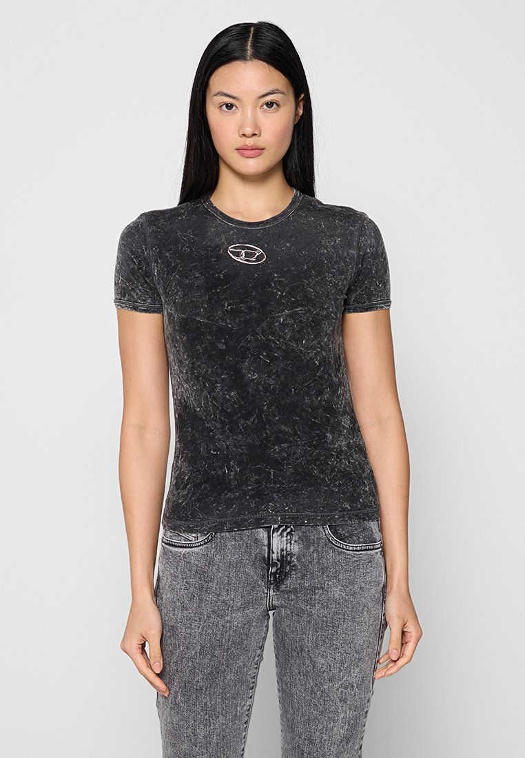 Diesel T-shirt print grijs