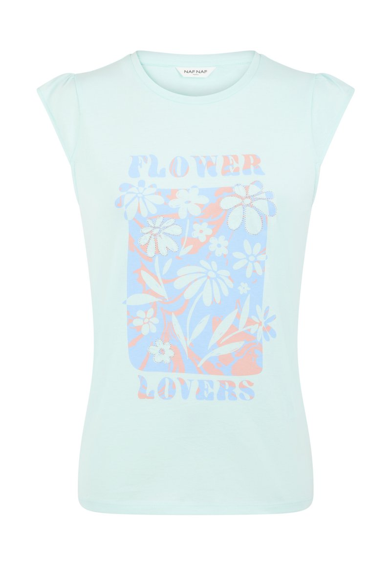 Naf Naf T-shirt print groen