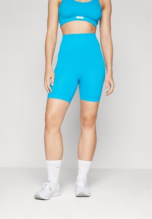 STUDIO SEAMLESS SHORTS - Leggings - atomic blue