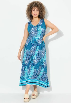 Ulla Popken Maxi-jurk - deep aqua