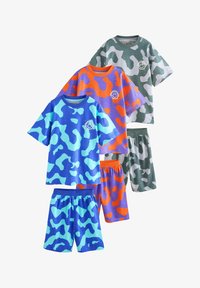 Non sélectionné, orange blue grey camouflage