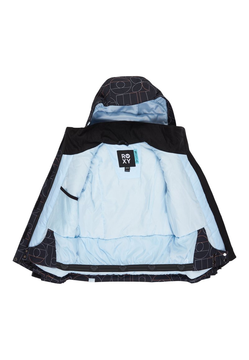 Roxy JETTY - Skijacke - true black bobby line/schwarz - Zalando.at