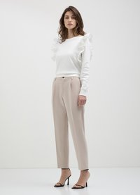 Calliope TINTA UNITA - Pantaloni - beige