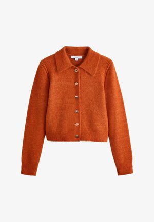 Next, Strickjacke - orange autumn button