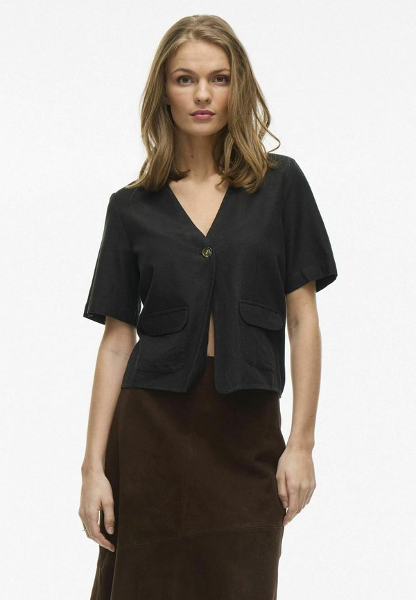 MIT KURZEN ÄRMELN V AUSSCHNITT - Hemdbluse