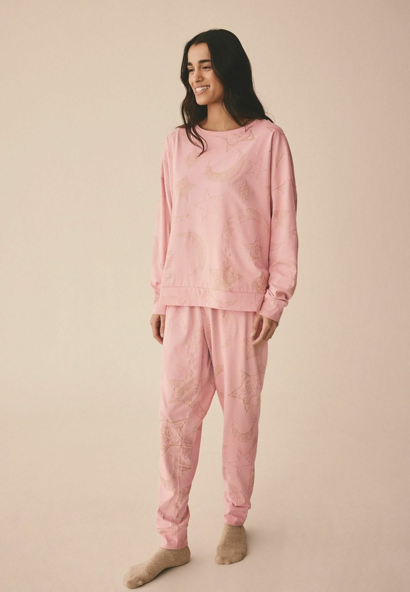 Next LONG SLEEVE SET - Nattøj sæt - pink
