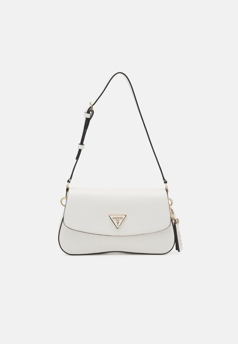 Guess CORDELIA FLAP SHOULDER BAG Handtasche ivory/offwhite Zalando.at
