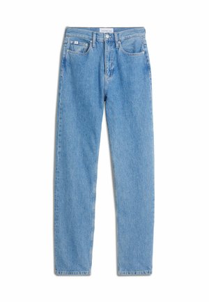 HIGH RISE - Jeans straight leg - denim medium