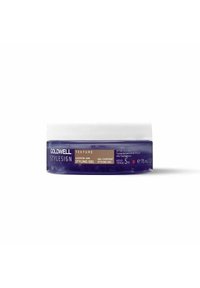 Goldwell Stylesign Lagoom Jam Styling Gel in een heldere, paarse pot met een witte deksel, gelabeld voor alle haartypes, met een inhoud van 75 mL.
