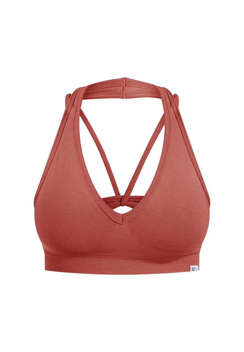 Smilodox Sport-bh met light support zalmroze