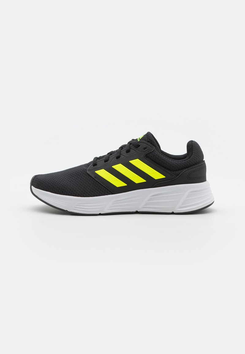 adidas Performance GALAXY 6 M - Chaussures de running sur route - core black/solar yellow/carbon